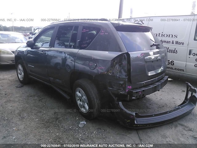 1C4NJCEA8GD665673 - 2016 JEEP COMPASS LATITUDE 灰色 照片 3