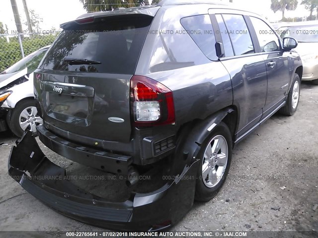 1C4NJCEA8GD665673 - 2016 JEEP COMPASS LATITUDE 灰色 照片 4