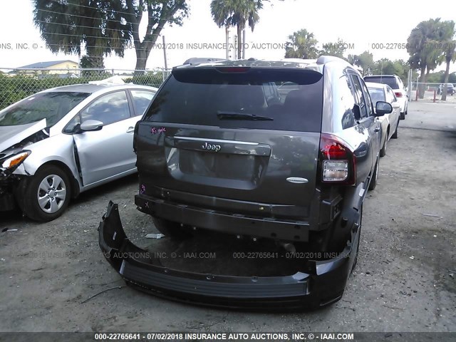 1C4NJCEA8GD665673 - 2016 JEEP COMPASS LATITUDE 灰色 照片 6