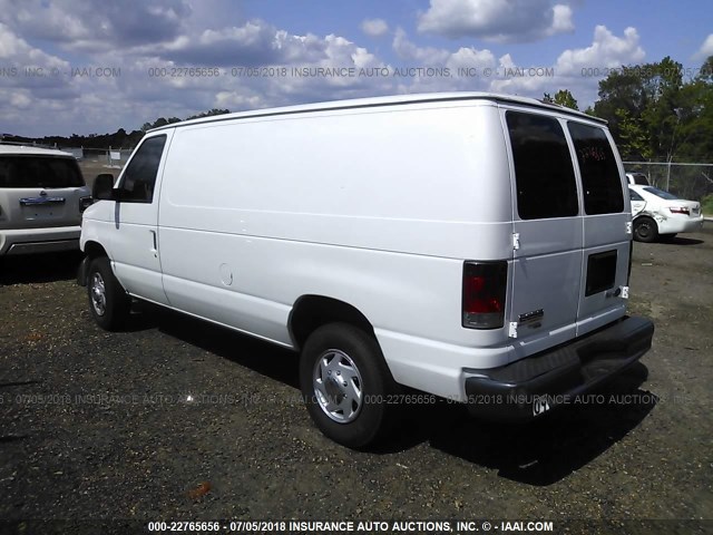 1FTNE2EW8CDA03645 - 2012 FORD ECONOLINE E250 VAN WHITE photo 3