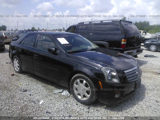1G6DM57N430129130 - 2003 CADILLAC CTS BLACK photo 1