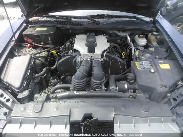 1G6DM57N430129130 - 2003 CADILLAC CTS BLACK photo 10