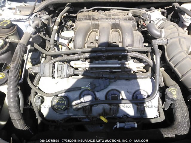 1FAHP25W28G138185 - 2008 FORD TAURUS LIMITED BLUE photo 10