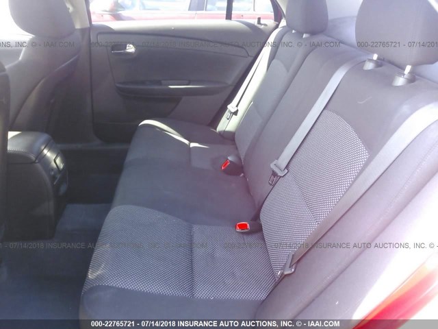 1G1ZC5E0XCF266186 - 2012 CHEVROLET MALIBU 1LT 红色 照片 8
