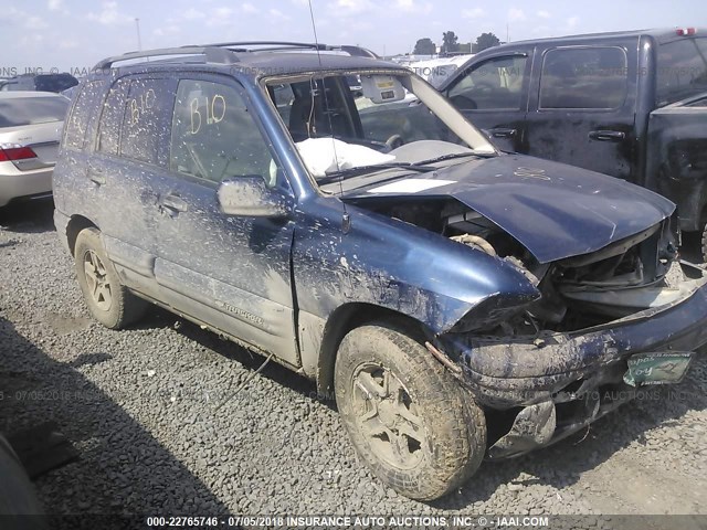 2CNBJ634146900504 - 2004 CHEVROLET TRACKER LT BLUE photo 1