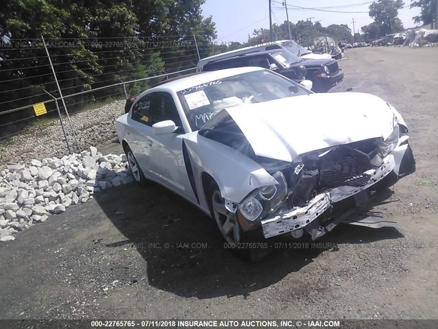 2C3CDXAG7CH181575 - 2012 DODGE CHARGER POLICE WHITE photo 1