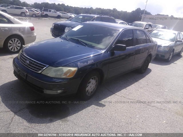 4T1BF28B73U306047 - 2003 TOYOTA AVALON XL/XLS BLACK photo 2