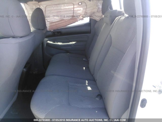 3TMLU4EN6EM144329 - 2014 TOYOTA TACOMA DOUBLE CAB თეთრი ფოტო 8