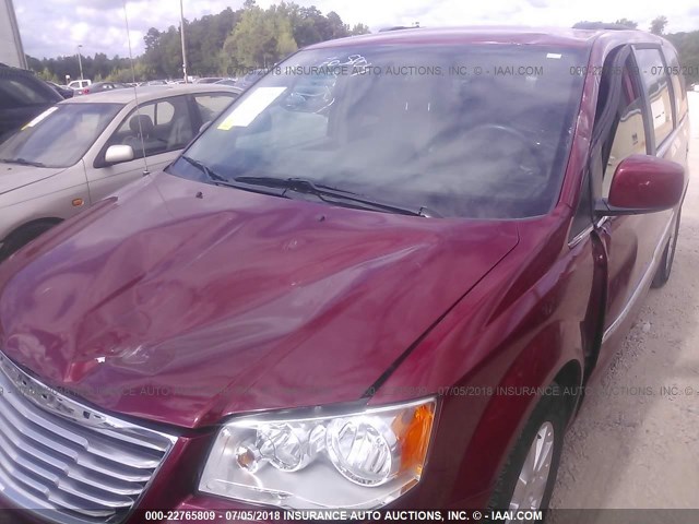 2C4RC1BG4GR230719 - 2016 CHRYSLER TOWN & COUNTRY TOURING RED photo 6