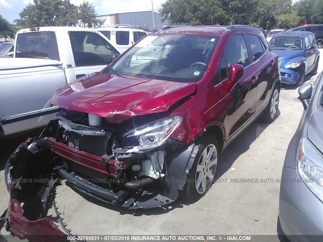 KL4CJBSB7DB128972 - 2013 BUICK ENCORE CONVENIENCE 栗色 照片 2