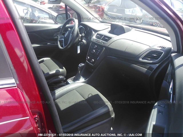 KL4CJBSB7DB128972 - 2013 BUICK ENCORE CONVENIENCE 栗色 照片 5