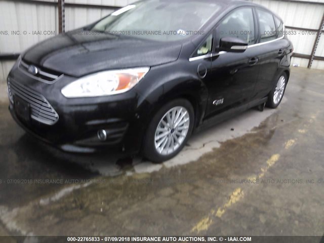 1FADP5CU2EL514291 - 2014 FORD C-MAX PREMIUM BLACK photo 2