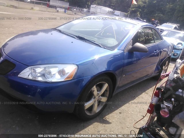 1G2ZM361764285458 - 2006 PONTIAC G6 GTP BLUE photo 2