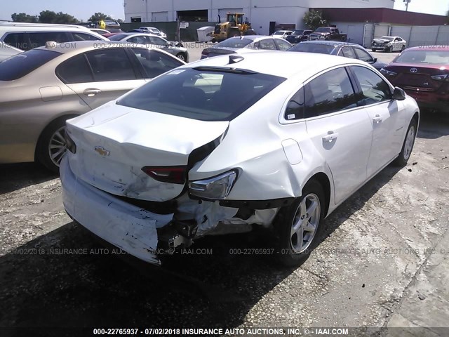1G1ZB5ST3JF179857 - 2018 CHEVROLET MALIBU LS WHITE photo 6