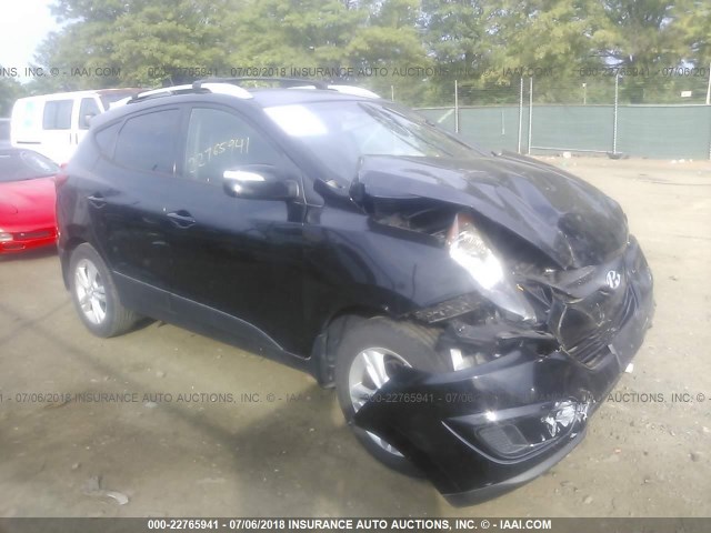 KM8JUCAC7CU446061 - 2012 HYUNDAI TUCSON GLS/LIMITED BLACK photo 1