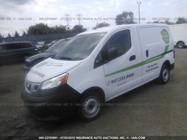 3N6CM0KN6EK691333 - 2014 NISSAN NV200 2.5S/2.5SV WHITE photo 2