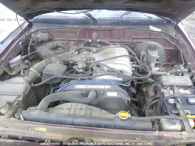 5TEGN92N02Z033998 - 2002 TOYOTA TACOMA DOUBLE CAB PRERUNNER RED photo 10