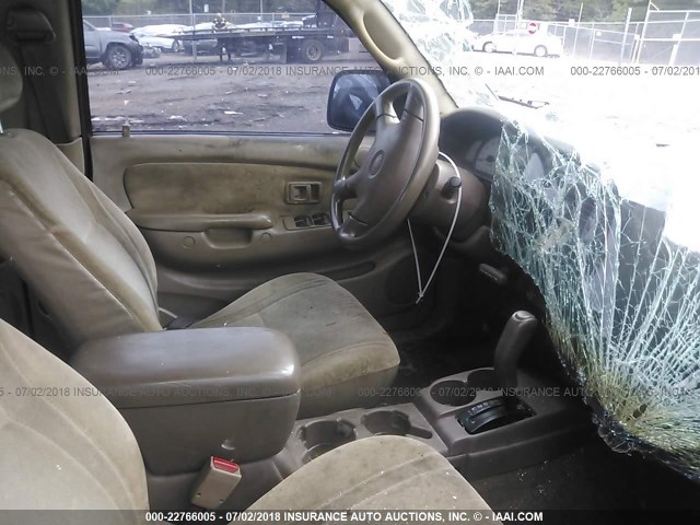 5TEGN92N02Z033998 - 2002 TOYOTA TACOMA DOUBLE CAB PRERUNNER RED photo 5