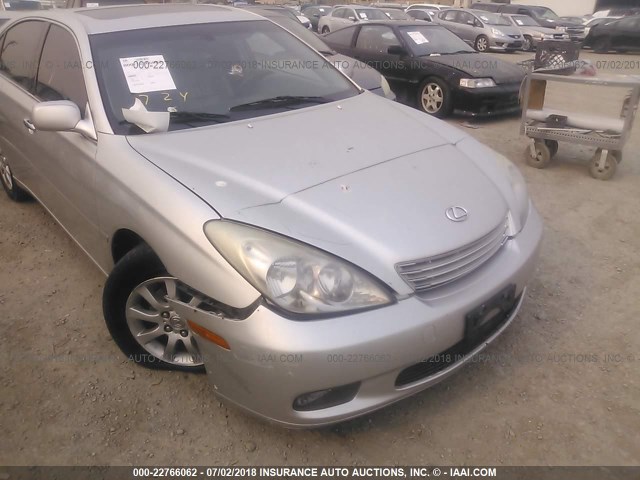 JTHBF30G930111395 - 2003 LEXUS ES 300 SILVER photo 6