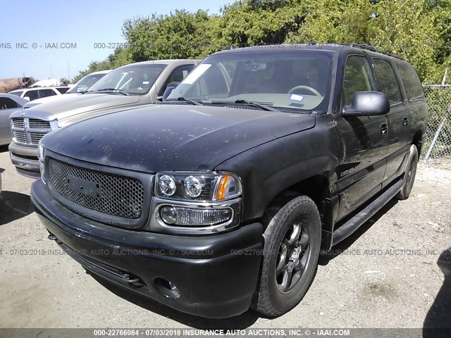 1GKFK66U14J272126 - 2004 GMC YUKON XL DENALI BLACK photo 2