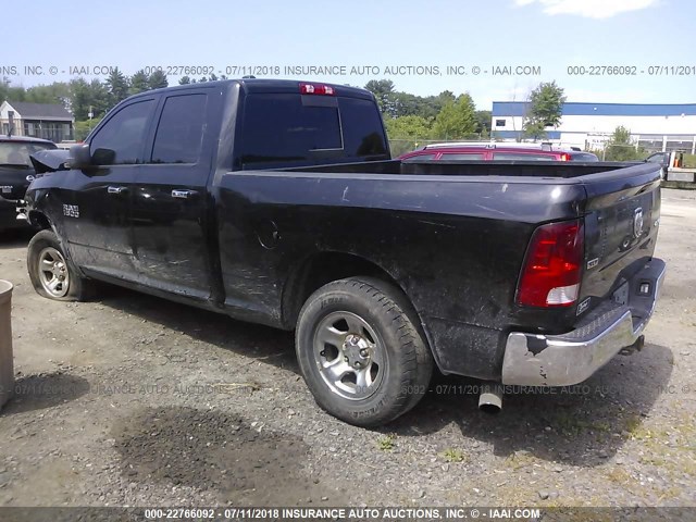 1C6RR7GP9DS657079 - 2013 RAM 1500 SLT BLACK photo 3