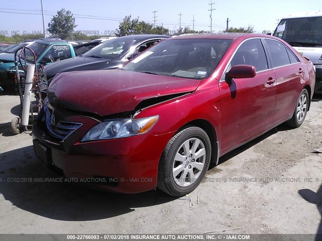 JTNBB46K673015481 - 2007 TOYOTA CAMRY NEW GENERAT HYBRID RED photo 2