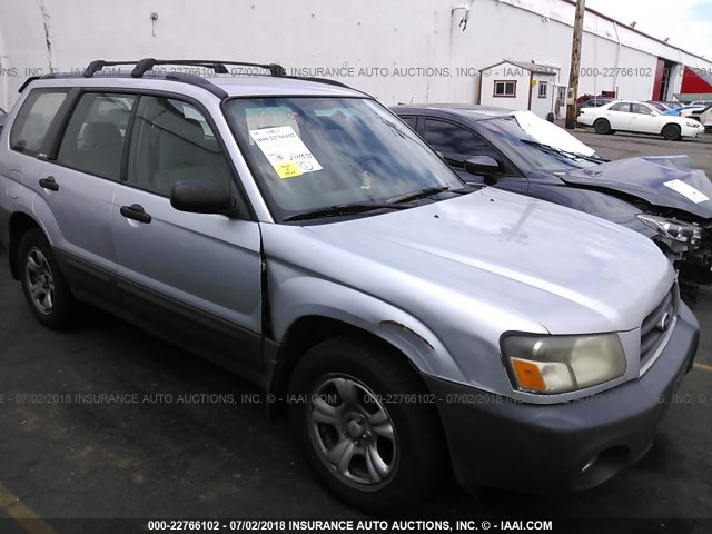 JF1SG63683H716244 - 2003 SUBARU FORESTER 2.5X SILVER photo 1