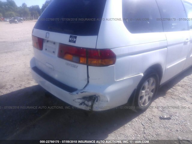 5FNRL18013B106066 - 2003 HONDA ODYSSEY EXL WHITE photo 6