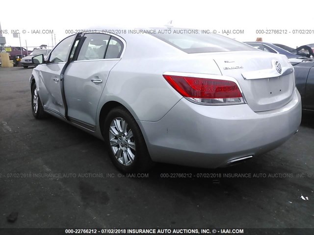 1G4GB5E33CF146589 - 2012 BUICK LACROSSE CONVENIENCE 银色 照片 3