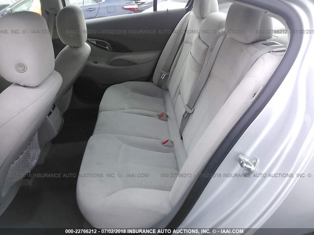 1G4GB5E33CF146589 - 2012 BUICK LACROSSE CONVENIENCE 银色 照片 8