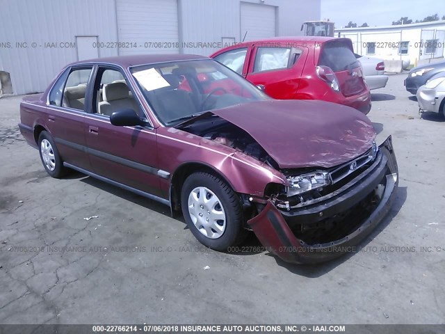 1HGCB7652LA058100 - 1990 HONDA ACCORD LX/EX RED photo 1