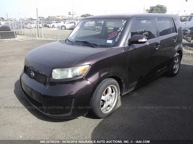 JTLKE50E991094510 - 2009 TOYOTA SCION XB BROWN photo 2