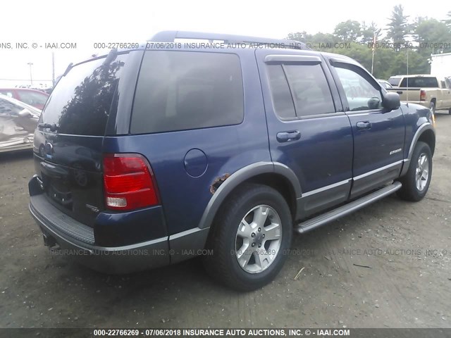 1FMZU73E55UA67572 - 2005 FORD EXPLORER XLT/XLT SPORT/NBX 蓝色 照片 4
