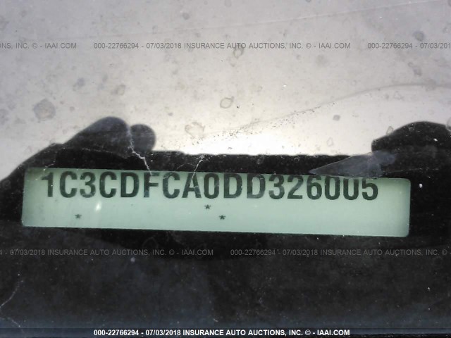 1C3CDFCA0DD326005 - 2013 DODGE DART LIMITED/R/T BLACK photo 9