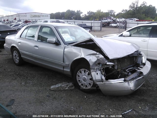 2MEFM74W94X696854 - 2004 MERCURY GRAND MARQUIS GS SILVER photo 1