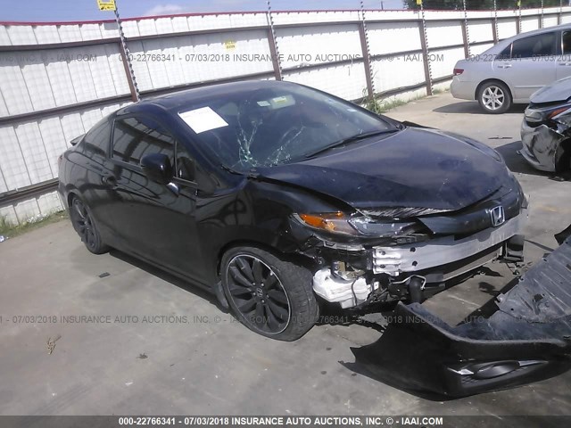 2HGFG3B07FH532856 - 2015 HONDA CIVIC EXL შავი ფოტო 1