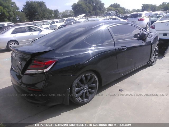 2HGFG3B07FH532856 - 2015 HONDA CIVIC EXL შავი ფოტო 4