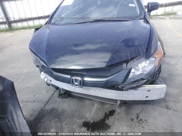 2HGFG3B07FH532856 - 2015 HONDA CIVIC EXL შავი ფოტო 6