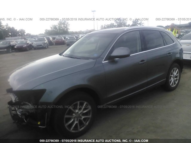 WA1LFAFP8CA114679 - 2012 AUDI Q5 PREMIUM PLUS GRAY photo 2