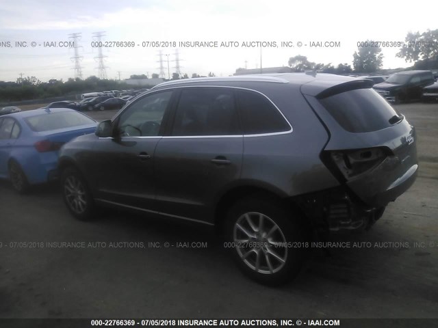 WA1LFAFP8CA114679 - 2012 AUDI Q5 PREMIUM PLUS GRAY photo 3