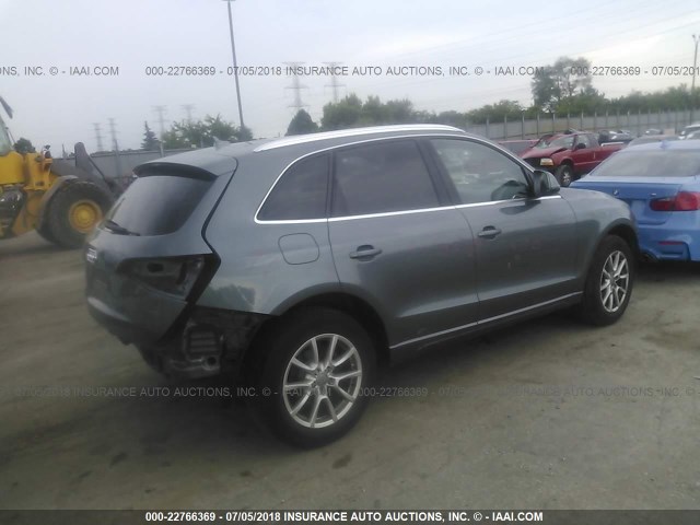 WA1LFAFP8CA114679 - 2012 AUDI Q5 PREMIUM PLUS GRAY photo 4