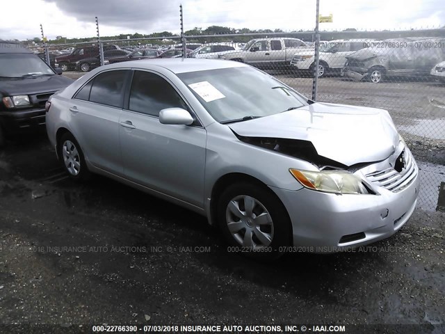 4T1BE46K38U243859 - 2008 TOYOTA CAMRY CE/LE/XLE/SE SILVER photo 1