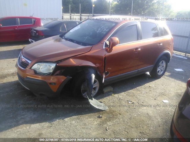 3GSCL33P98S510841 - 2008 SATURN VUE XE ORANGE photo 2