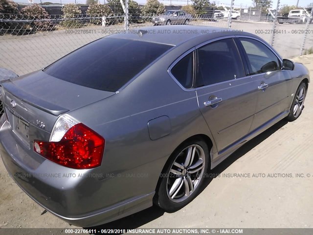 JNKAY01E17M304267 - 2007 INFINITI M35 SPORT GRAY photo 4