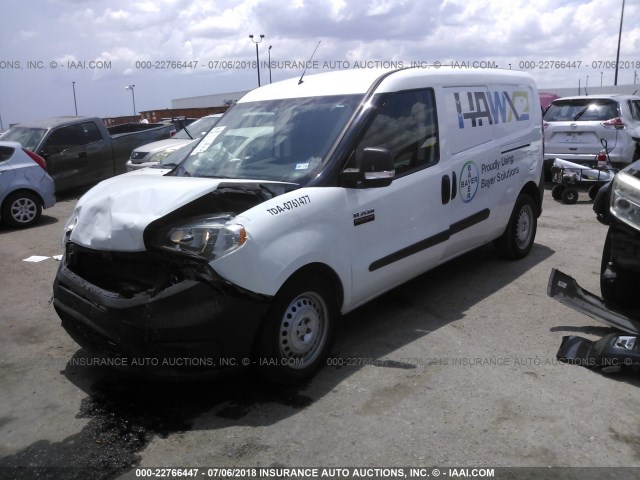 ZFBERFAT5G6B92097 - 2016 RAM PROMASTER CITY  WHITE photo 2