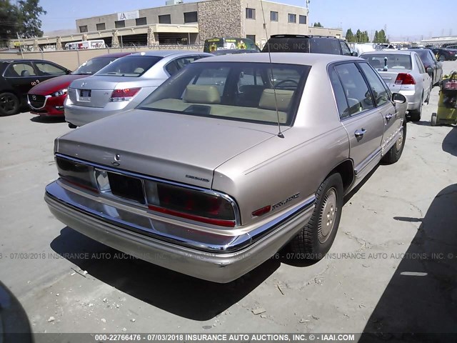 1G4CU5211RH618958 - 1994 BUICK PARK AVENUE ULTRA BEIGE photo 4