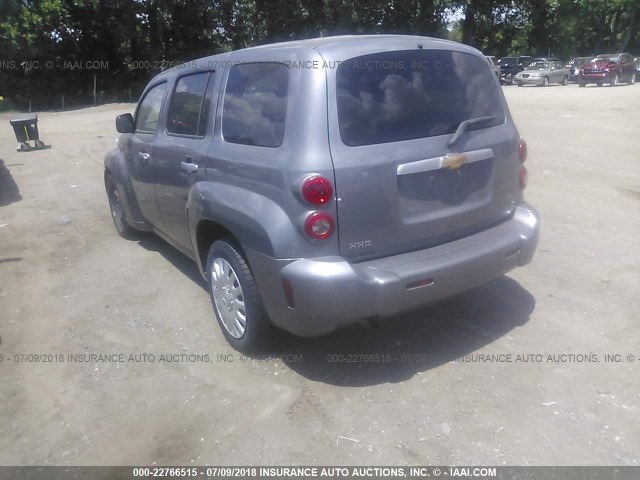 3GNDA13D77S599525 - 2007 CHEVROLET HHR LS GRAY photo 3