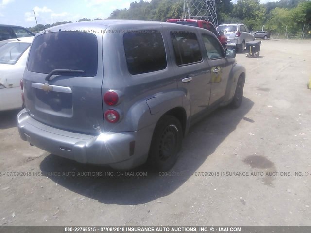 3GNDA13D77S599525 - 2007 CHEVROLET HHR LS GRAY photo 4
