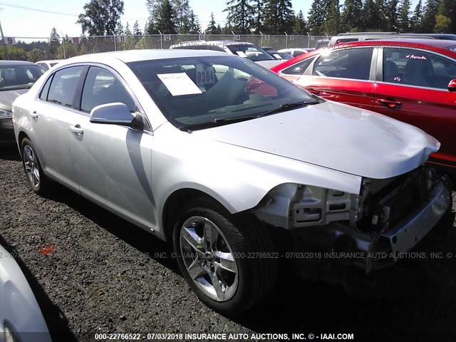 1G1ZH57B29F237242 - 2009 CHEVROLET MALIBU 1LT SILVER photo 1