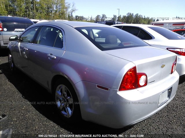 1G1ZH57B29F237242 - 2009 CHEVROLET MALIBU 1LT SILVER photo 3